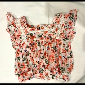 Girls’ Justice Smocked Waist Blouse